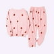 thumbnail image 5 of Gibobby Pijama de dos piezas para mujer Conjuntos de pijamas informales para mujer, Tops de manga larga de lana Coral y pantalones largos, conjunto de dos piezas(Rosa,Talla única), 5 of 5
