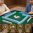 thumbnail image 3 of Qunbio Chinese Mahjong Game Set Large Tiles, 146 Pcs Traditional Mahjong Tile Set with Carrying Travel Case, Mah Jongg Sets for Family & Friends Gatherings with English Manual, 3 of 9