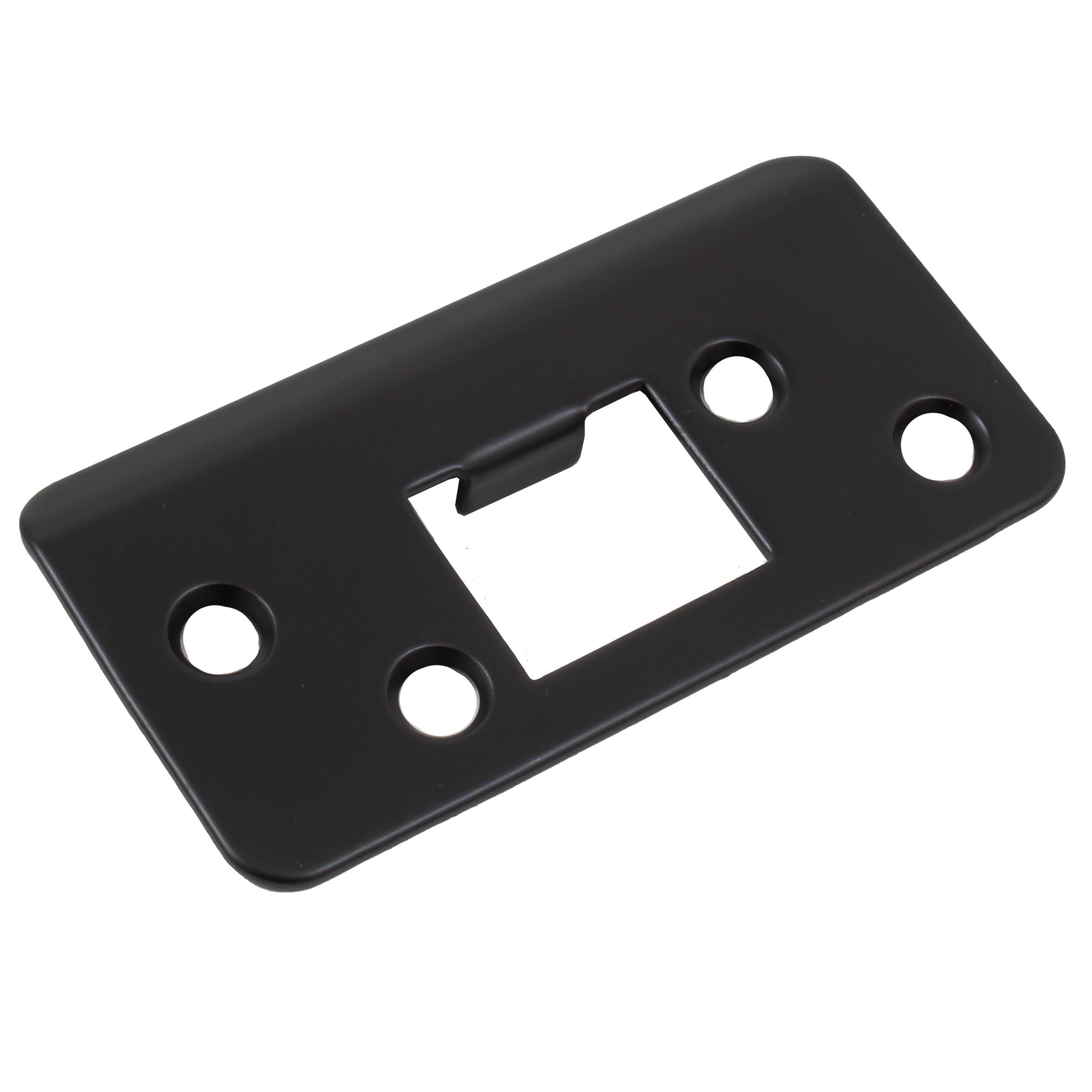 Jamb Saver Strike Plate with Screws, 35/8 Inches, 21/4" Centerto