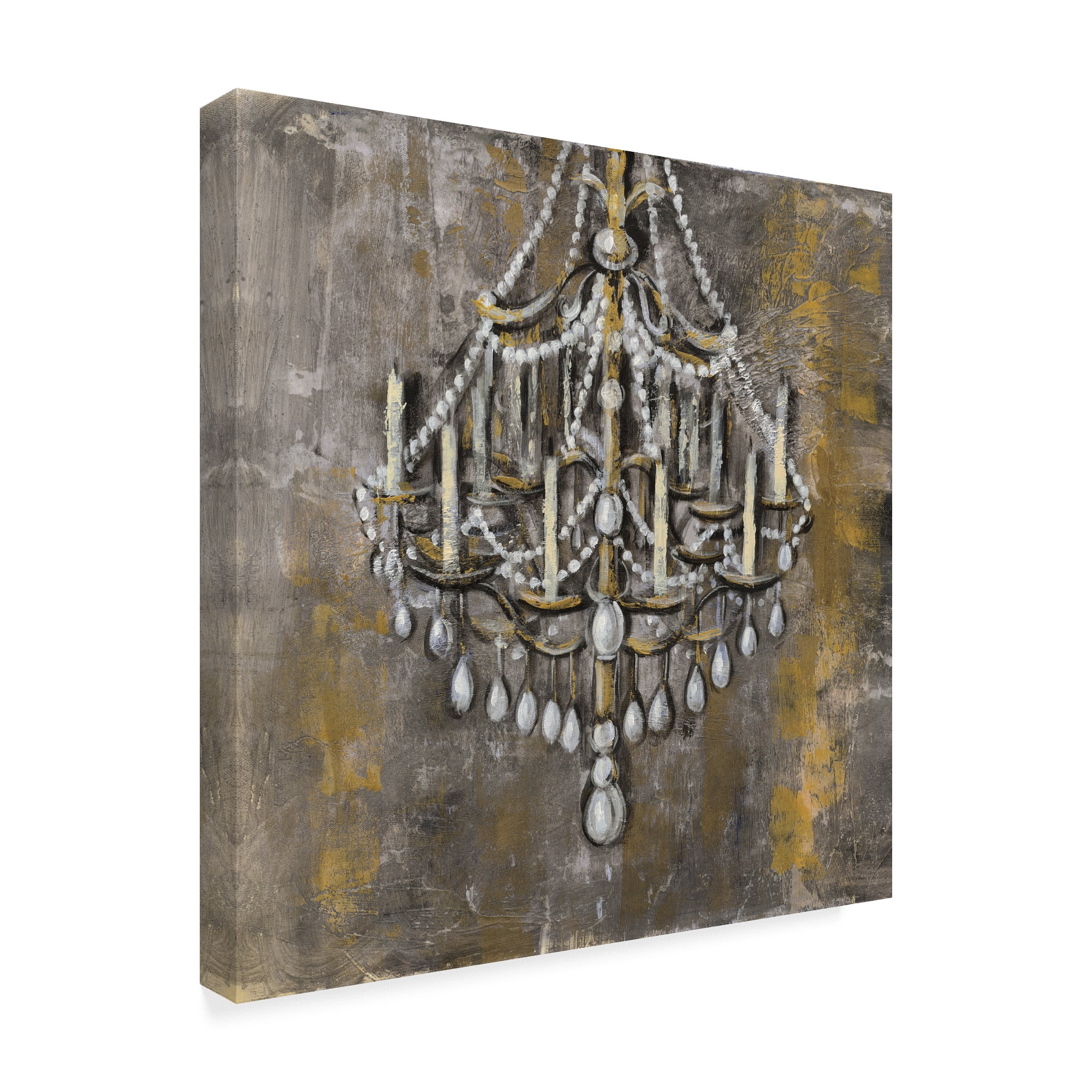 Trademark Fine Art 'Vintage Chandelier I' Canvas Art by Silvia Vassileva