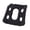 Black, variant on Inflatable Chair Cushion, Skin friendly and Comfortable Blow Up  Cushion with Ventilation Holes, Portable for Home, Office, Car, Bed, PVC Flocking Material