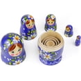 thumbnail image 1 of Muñecas rusas que anidan HUOGUO 5, matrioska tradicional, Romashka, 1 of 3