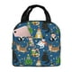 thumbnail image 1 of Disketp Different Cats Christmas for Insulated Lunch Bag for Women and Men, Perfect for Work, Hiking, Picnic, 1 of 8