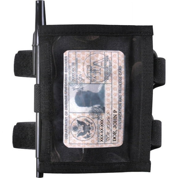 Rothco Military Style Armband ID Holder - Black