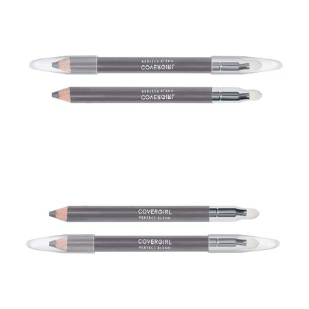 Flawlessly Defined Eyes: Covergirl Perfect Blend Eyeliner Pencil Duo, Charcoal 105, 0.03 Fl Oz, 2 Count