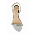 thumbnail image 5 of Jewel Badgley Mischka Daria Pearl and Crystal Flat Sandals, 5 of 7