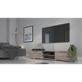 thumbnail image 2 of Pemberly Row 67" Modern TV Stand with Storage in Truffle, 2 of 15