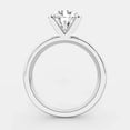 thumbnail image 2 of Ariana Jewel 14K White Gold Plated Rings - 2 Ct Round Cut Diamond Rings for Her - Engagement Designer Silver Rings for Women's - Wedding Proposal Ring for Wife - Side Stone Rings for Her, 2 of 2