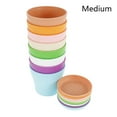 thumbnail image 1 of Small Plant Pot Garden  Flower Colorful Plastic Nursery Pots Saucer Tray Home Decor, 1 of 2
