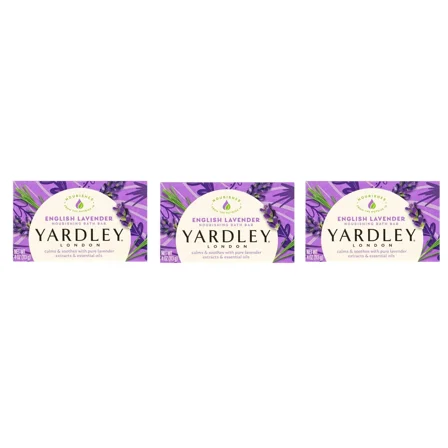 Yardley English Lavender Soap 4.25Oz (3 Pack)