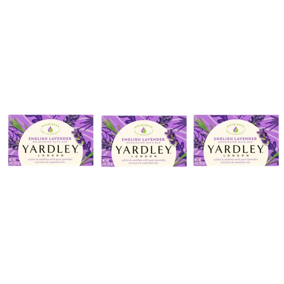 Yardley English Lavender Soap 4.25Oz (3 Pack)