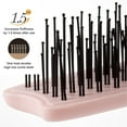 thumbnail image 3 of Foldable Mirror Comb, Portable Hair Brush with Soft Dual-Layer Round-Tip Bristles, Make hair fluffy, Wet/Dry Use, Travel-Friendly,Pink, 3 of 7