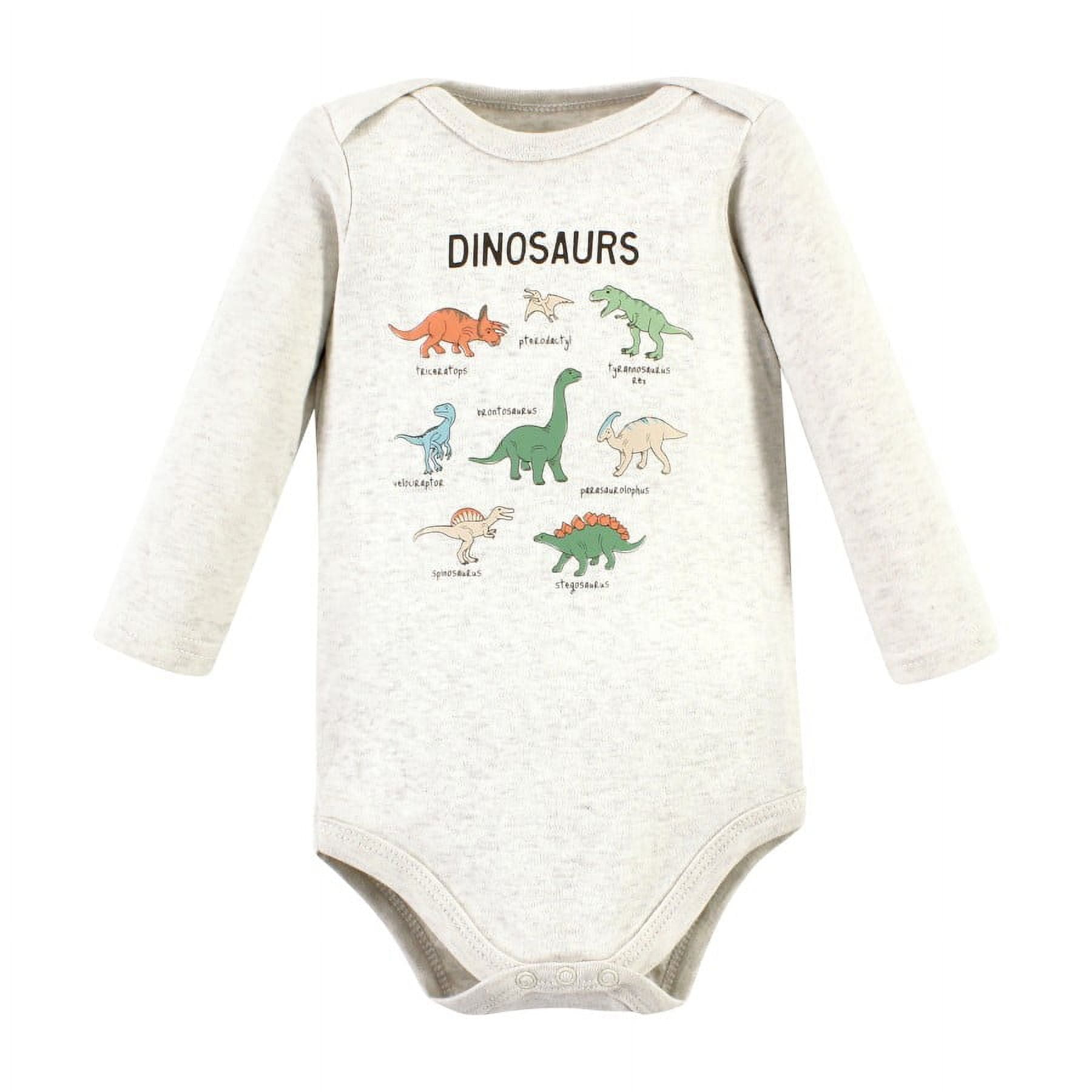Hudson Baby 2 Cotton Long Sleeve Bodysuits and Pant Set, Preemie - 24 Months
