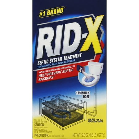 RID-X Septic Treatment, 1 Month Supply Of Powder, 9.8oz