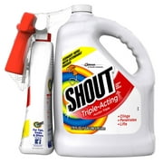 Shout Stain Remover with Extendable Trigger Hose 128 oz. + 22 oz.