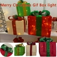thumbnail image 1 of Cajas de regalo decorativas de Navidad, 3 uds., decoraciones para el hogar, fiestas navideñas, decoraciones para el patio, caja de regalo Wmkox8yii gf12255, 1 of 9