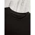 thumbnail image 3 of Stylish Black Graphic Print Short-Sleeve T-Shirt for Women - Cotton, Machine Washable, Round Neck, Casual Spring/Summer Top with "CHOSEN" Design, 3 of 6