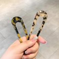 thumbnail image 1 of 2 Pieces Of Hairpins, Ancient Style, Korean Style, Simple And Modern Ancient Style, U-shaped Ball Head Hairpin, Hanfu Hairpin Head, 1 of 2