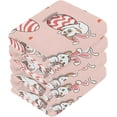 thumbnail image 4 of GZHJMY Easter Bunny Eggs Washcloths 4 Pack, Highly Absorbent Soft Cotton Baby Washcloths Fingertip Towels, 12 x 12 Inch, 4 of 7