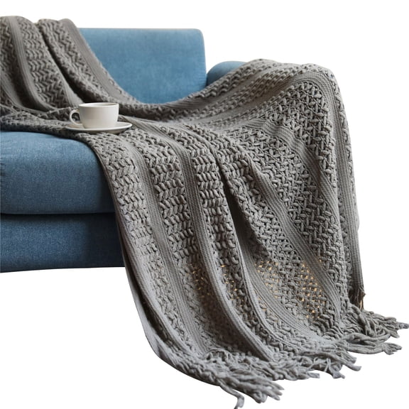 EUDIDV Soft Snuggle Blanket Sofa Cover Blanket, Solid Color, Summer Office AIRconditioning Nap Blanket, Knitted Small Blanket Warmth Wrapped