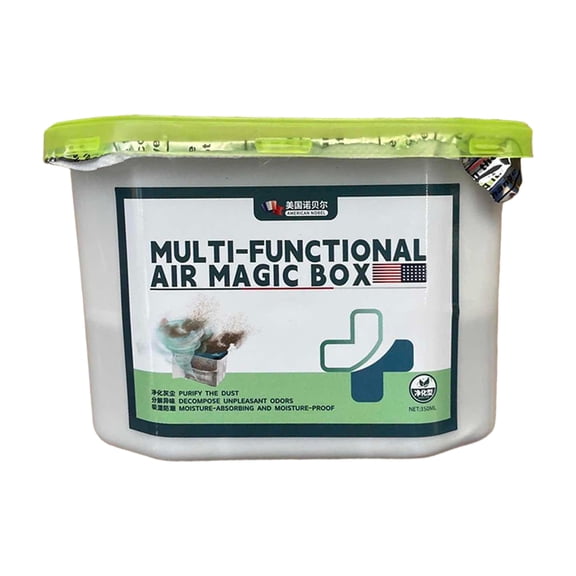 Multi-Functional Air Magic Box, Air Purifier & Dust Removal Box for Home, Eliminates Odors & Absorbs Moisture