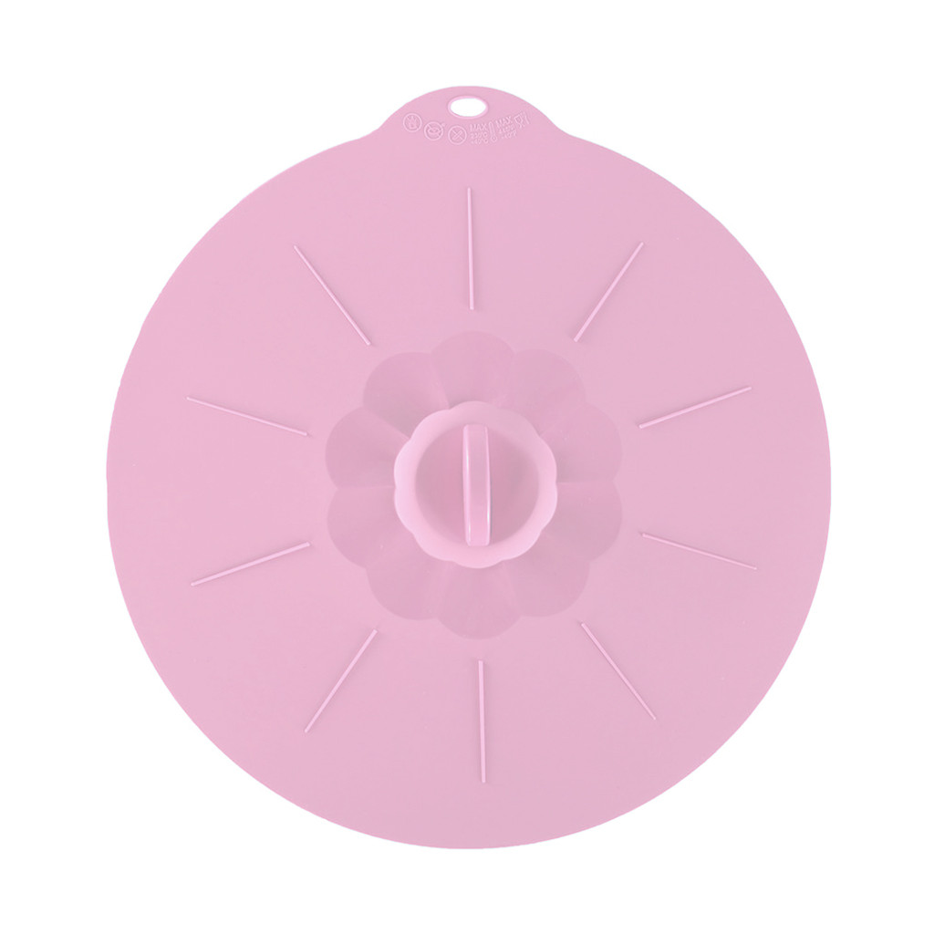Silicone Boil Over Spill Lid Preservation Pan Cover Oven Safe Stopper