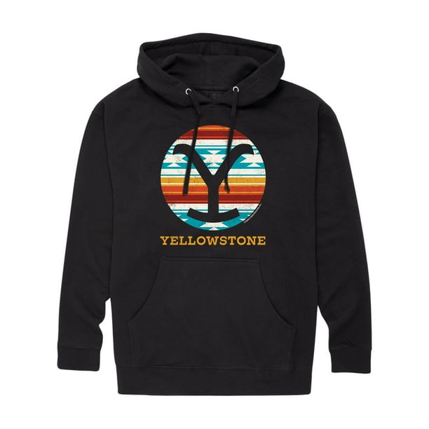 Yellowstone Y Brand Western Blanket Men's Pullover Hooded Fleece