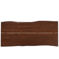 thumbnail image 5 of Modway Ardor 96" Live Edge Acacia Wood and Metal Dining Table in Gold/Walnut, 5 of 10