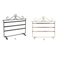 thumbnail image 4 of fastboy Earrings Holder Multi Layers Hanging Rack Large Capacity Jewelry Storage Organizer Jewelries Stand Bracket for Home Black, 4 of 6