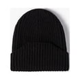 thumbnail image 2 of Yanyanz Caps, Solid Women's Woolen Outdoor Warm Hat Casual Fashion Hat Knitted Baseball Caps, Baseball Caps Black One Size, 2 of 3