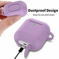 thumbnail image 6 of YouLoveIt AirPods Case Cover, Airpods Silicone Case Soft Silicone Protective Cover with Keychain for Women Men Compatible with Apple AirPods 3rd 2nd 1st Generation Case, 6 of 7