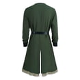 thumbnail image 5 of Costume Historical, Viking Tunic, Medieval Tunic Robe, Belt Bracers Viking, Medieval Tunic Robe With Belt and Bracers Viking Renaissance Long Shirt Costume for Renaissance Fair, Green S, 5 of 8