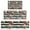 Pioneer Flower Floral-3, variant on Pioneer Flower Floral Print Pattern Kitchen Rugs Sets Of 3,Kitchen Runner Rugs Non Skid Washable,Decorative Kitchen Floor Mats for Kitchen,Sink,Laundry,17"x30" 17"x47" 17"x59"
