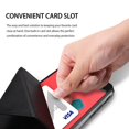 thumbnail image 4 of Ringke Edge Case Compatible with iPhone 6s, Wallet Folding Kickstand PU Leather Cover with Hidden Card Holder - Black, 4 of 9