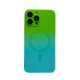 thumbnail image 4 of Funda para teléfono móvil con carga magnética de dos colores degradados para iPhone 14, funda protectora líquida para lente de Apple 13, 4 of 5