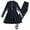 Black, variant on mgoYE Girl Swimsuit Size 14-16 Girls Rash Guard Two Pieces Swimsuit Long Sleeve Bathing Suit(Pink,14-15 Years)
