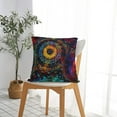 thumbnail image 5 of Pofeuu Mandala Colorful Print Double-sided plush pillowcase Square Throw Pillow Covers Pillows Cover for Living Room Bedroom Sofa Couch Cushion Cover（No pillow core）-18"x18", 5 of 7