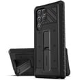 thumbnail image 3 of Encased Falcon With Kickstand Designed for Samsung Galaxy S22 Ultra Belt Clip Case, Full Body Protective Phone Case with Holster (Black), 3 of 9