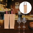thumbnail image 6 of YSNOOWE Reusable Bottle Carrier Pu Brown For Flower Holding 1Set 10.6X3.2in, 6 of 6