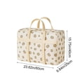 thumbnail image 3 of Heavy Duty Storage Bag for Moving and Clothes with Reinforced Handles, Oversized Travel & Quilt Storage, Thickened Double Zipper, 3 of 8
