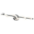 thumbnail image 4 of WAC Lighting Jasmine 27" 1-Light Aluminum Bathroom Vanity & Wall Light in Chrome, 4 of 5