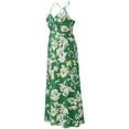 thumbnail image 3 of Anbech Boho Deep V-Neck Women Sling Dress Floral Printed High Waiste Beach Long Flowy Dresses, 3 of 6