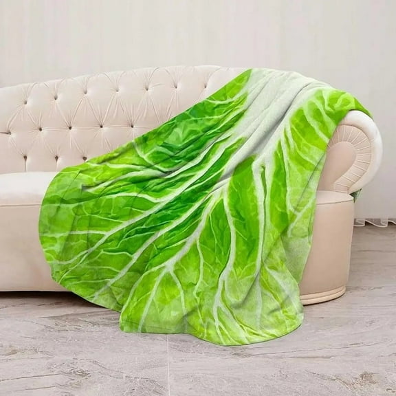 Soft Cabbage Blanket Funny Novelty Blanket 150x150cm