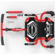 EzyRoller: Spinner - Bravo Red - Ride-On Scooter, Cambering Motion, 360 Degree Turns, Pedal Free Cart, Extendable Frame, 154lb Cap, Kids-Teens Ages 4+