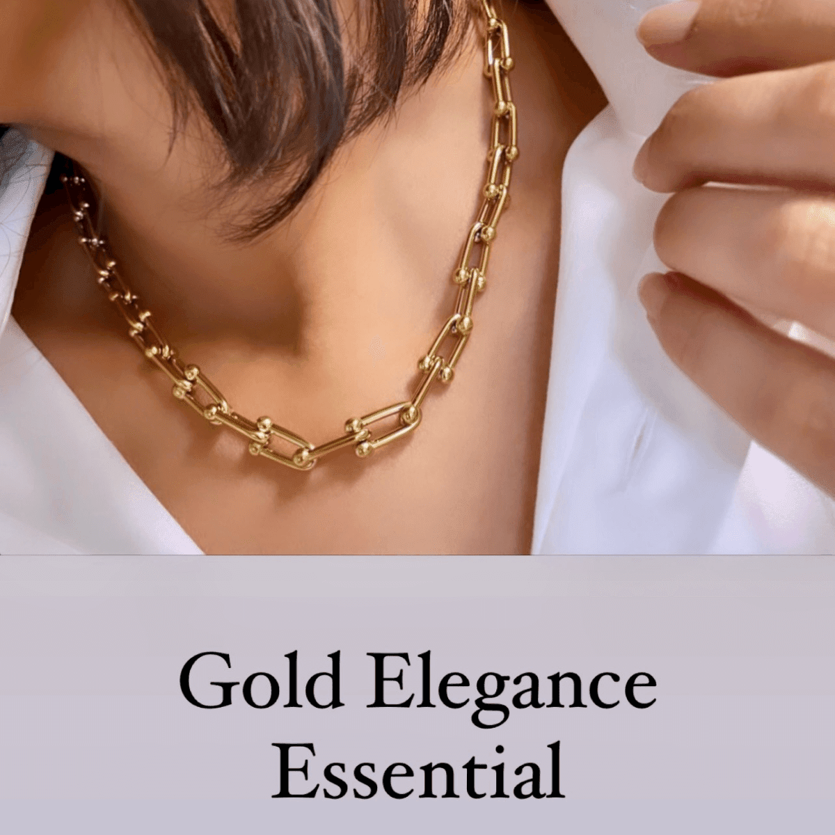 18K Gold Chain Necklace for Women, Best Trending Trendy Gold Chain Necklace Gift for Women, Lady, Mother, Wife, Mason & Madison Co.