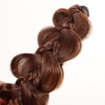 thumbnail image 3 of Nestingho Braid Headband Sintético Color Marrón Para Sujetar En Deportes Y Cuidado Facial, 3 of 6