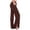 Brown, variant on Ohufall Plus Size Yoga Pants For Women High Waisted Workout Lounge Loose Fit Wide Leg Pants Long Palazzo Pants