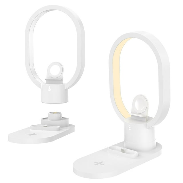 Wireless Phone Charger 15W Small Night Wireless Magnetizing Bedside Lamp Four In Wireless Charging Charger Flash Charger Mobile Phone Wireless Charging Fast Charging Wireless Charger