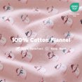 thumbnail image 4 of Regency Heights 100% Cotton Flannel Sheet Set Queen Size, 4-Piece Brushed Flannel Bed Sheets, Cute Snowman Holiday Bedding Set with Deep Pocket Fitted Sheet & Pillowcases, Gift for Christmas, 4 of 8