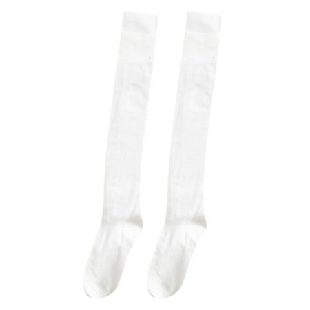 

kpoplk Christmas Socks For Women Womens Long Socks Pure Color Socks Heap Heap Socks(White)